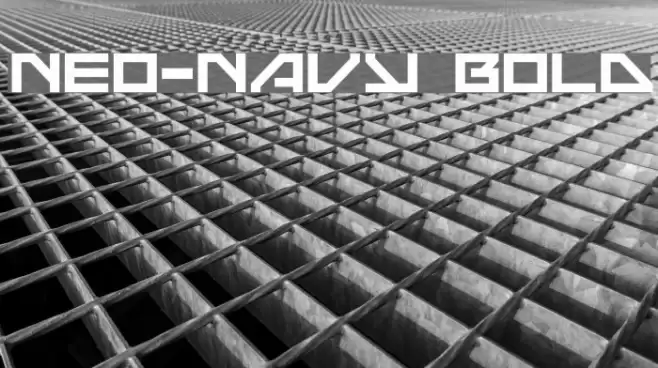 Neo-Navy Bold Font examples