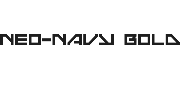 Neo-Navy Bold Logo