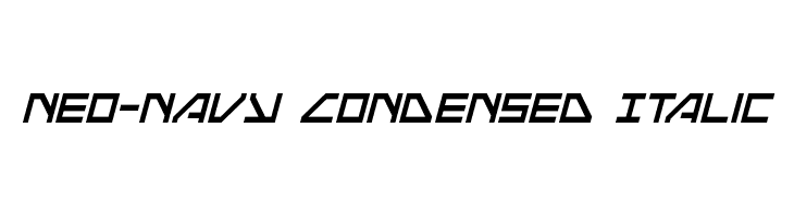 Neo-Navy Condensed Italic  Descarca Fonturi Gratis