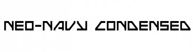 Neo-Navy Condensed  नि: शुल्क फ़ॉन्ट्स डाउनलोड