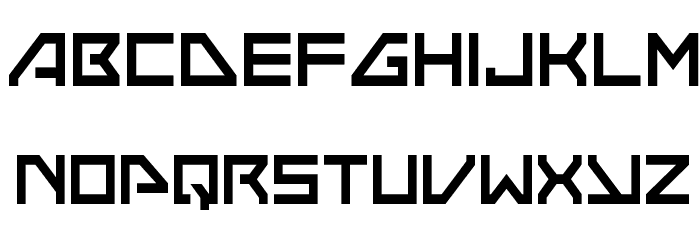 Neo-Navy Condensed Font LOWERCASE