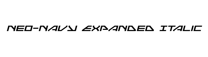 Neo-Navy Expanded Italic  Descarca Fonturi Gratis