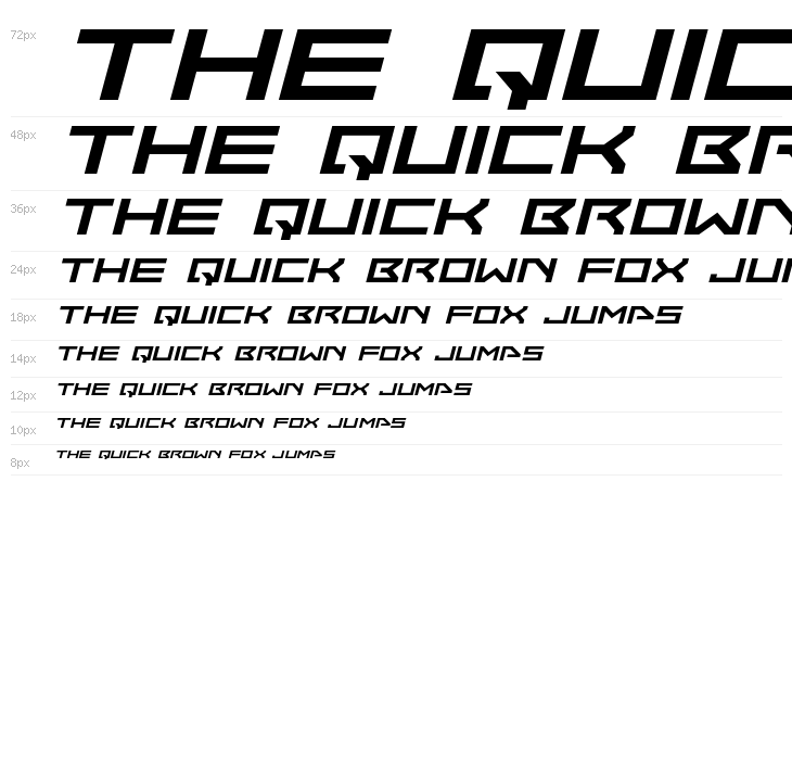 Neo-Navy Expanded Italic Waterfall