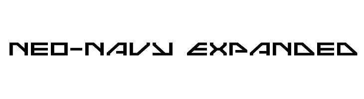 Neo-Navy Expanded  免费字体下载