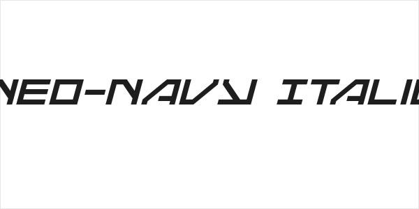 Neo-Navy Italic Logo