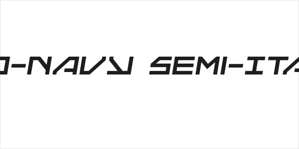 Neo-Navy Semi-Italic Logo