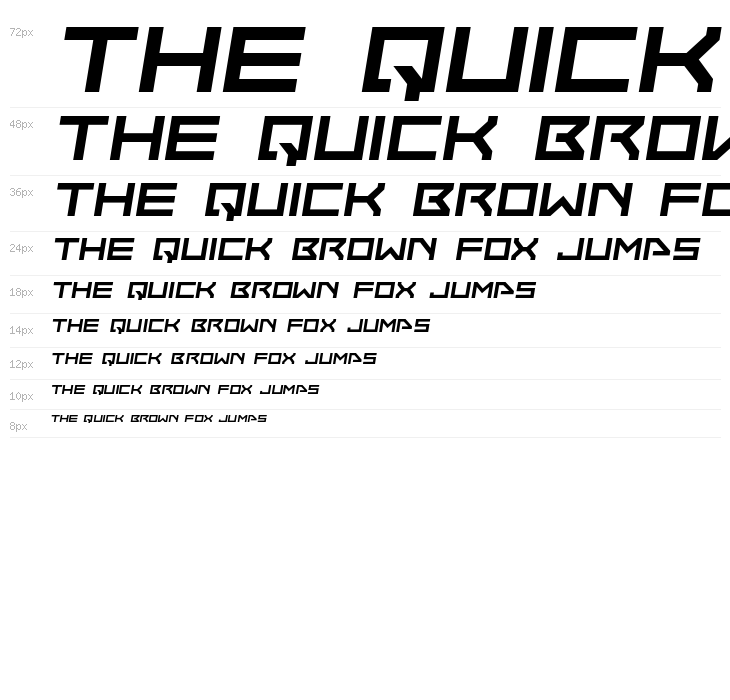 Neo-Navy Semi-Italic Waterfall