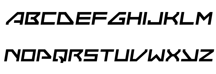 Neo-Navy Semi-Italic Font LOWERCASE