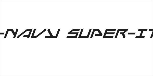 Neo-Navy Super-Italic Logo
