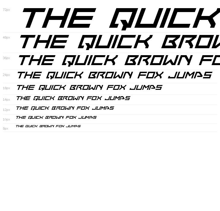 Neo-Navy Super-Italic Waterfall