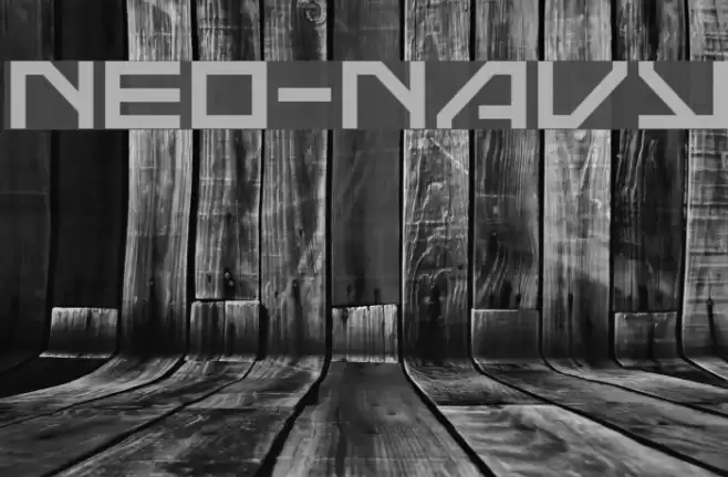 Neo-Navy Font examples