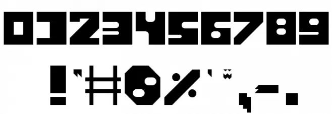Neo Sci-Fi Regular Font OTHER CHARS