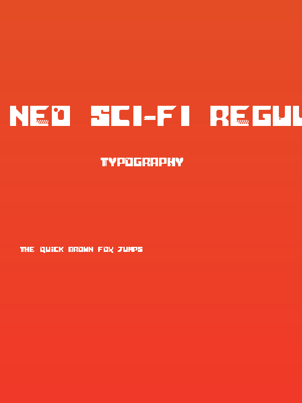Neo Sci-Fi Regular Poster