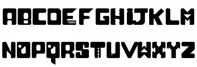 Neo Sci-Fi v2.0 Regular Font Litere mari