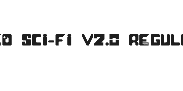 Neo Sci-Fi v2.0 Regular Logo