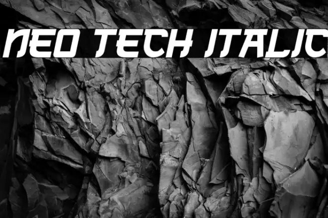 Neo Tech Italic Example 2