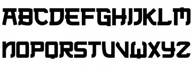 Neo Tech Шрифта ВЕРХНИЙ