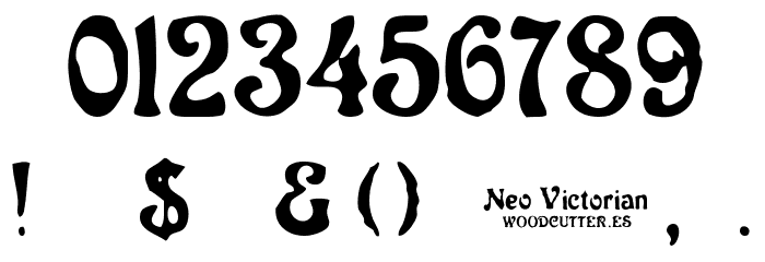 Neo Victorian Font OTHER CHARS
