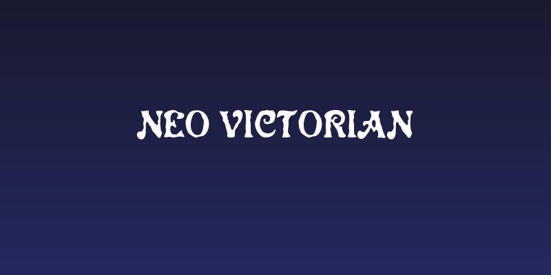 Neo Victorian Social Header
