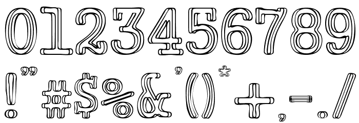 Neo-Writer Font OTHER CHARS