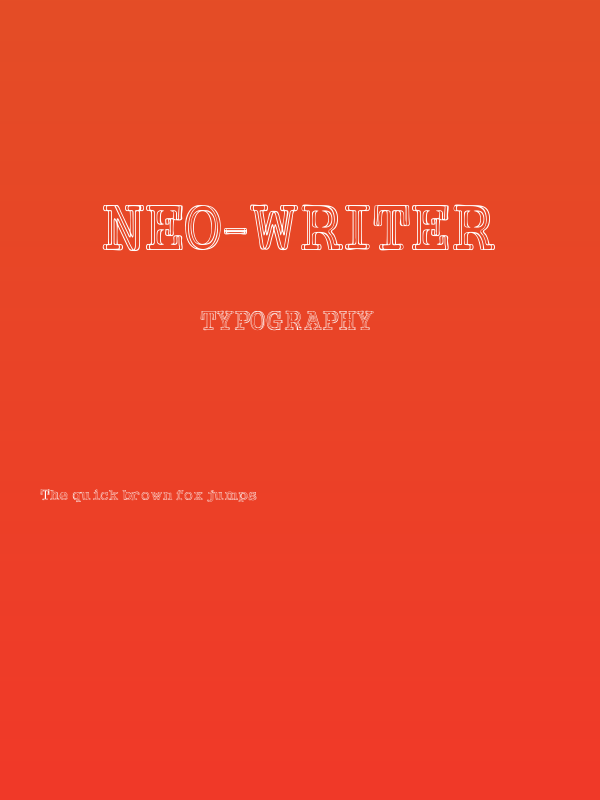 Neo-Writer Poster