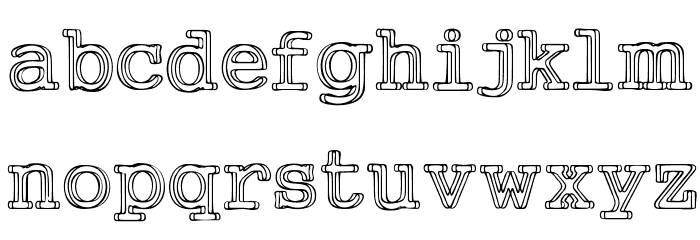 Neo-Writer Font LOWERCASE