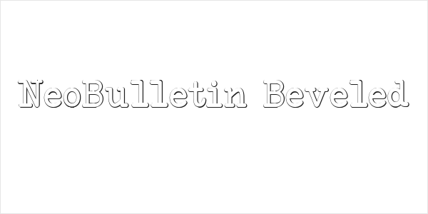 NeoBulletin Beveled Logo