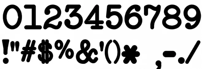 NeoBulletin Bold Font OTHER CHARS