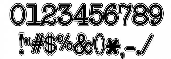 NeoBulletin College Font OTHER CHARS