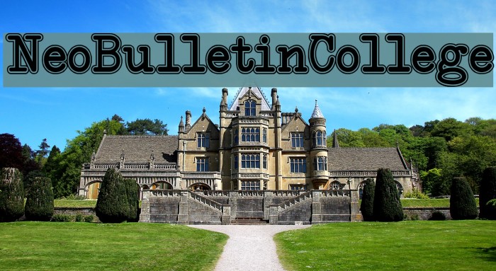 NeoBulletin College Шрифта examples