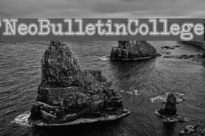NeoBulletin College Font examples