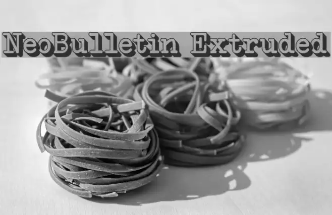 NeoBulletin Extruded Example 2