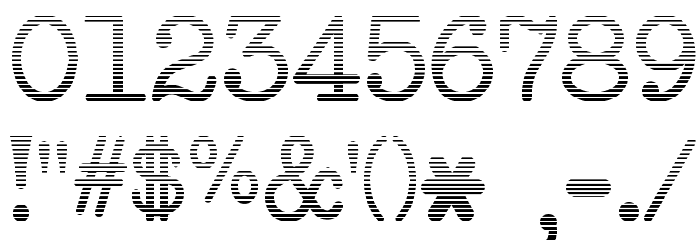 NeoBulletin Gradient Font OTHER CHARS