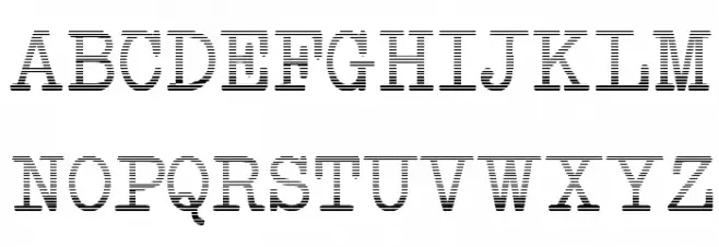 NeoBulletin Gradient Polices MAJUSCULES