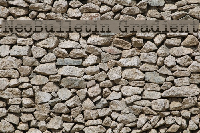 NeoBulletin Gradient Font examples