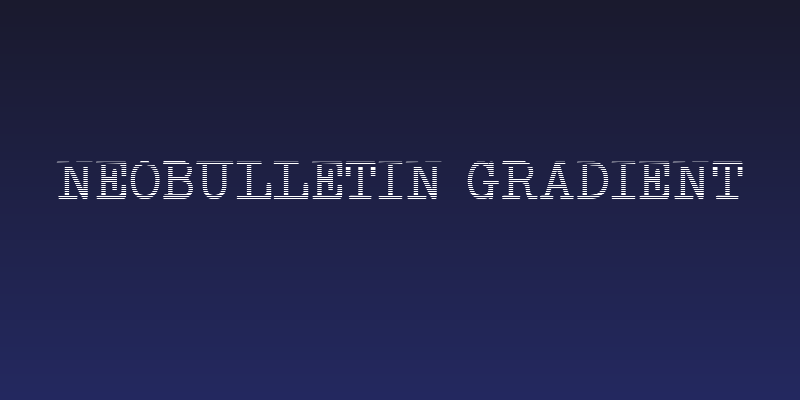 NeoBulletin Gradient Social Header