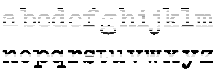 NeoBulletin Gradient Font LOWERCASE