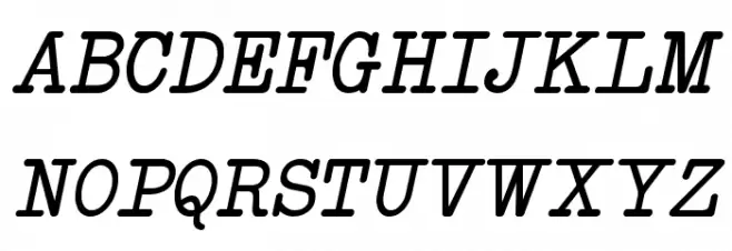NeoBulletin Italic Polices MAJUSCULES