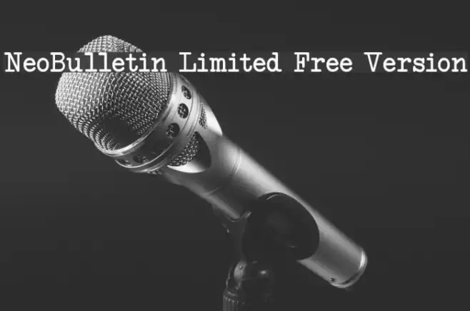 NeoBulletin Limited Free Version Font examples