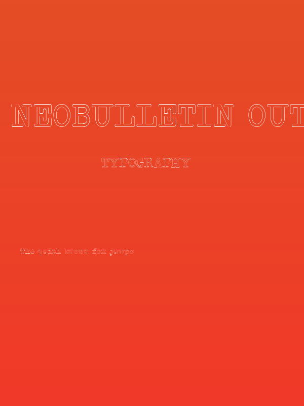 NeoBulletin Outline Poster