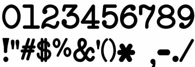 NeoBulletin Semi Bold Font OTHER CHARS