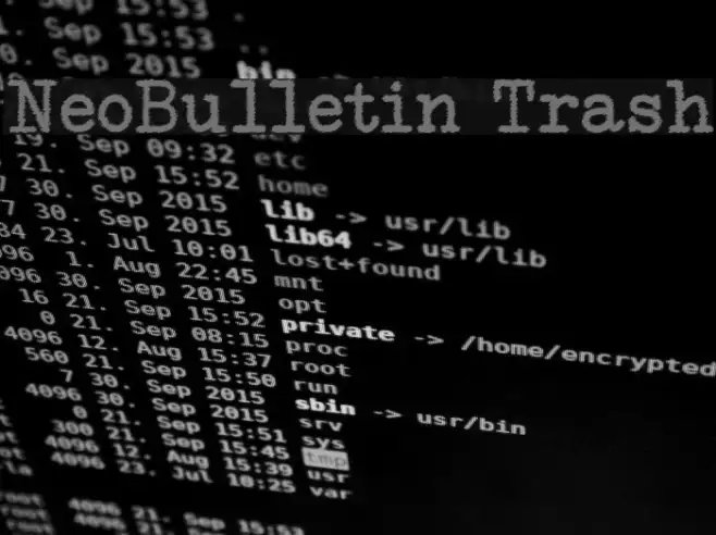 NeoBulletin Trash Example 1