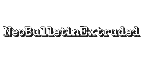 NeoBulletinExtruded Logo