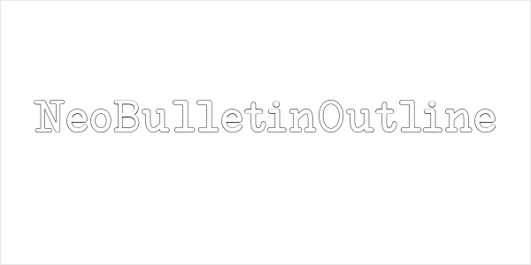 NeoBulletinOutline Logo