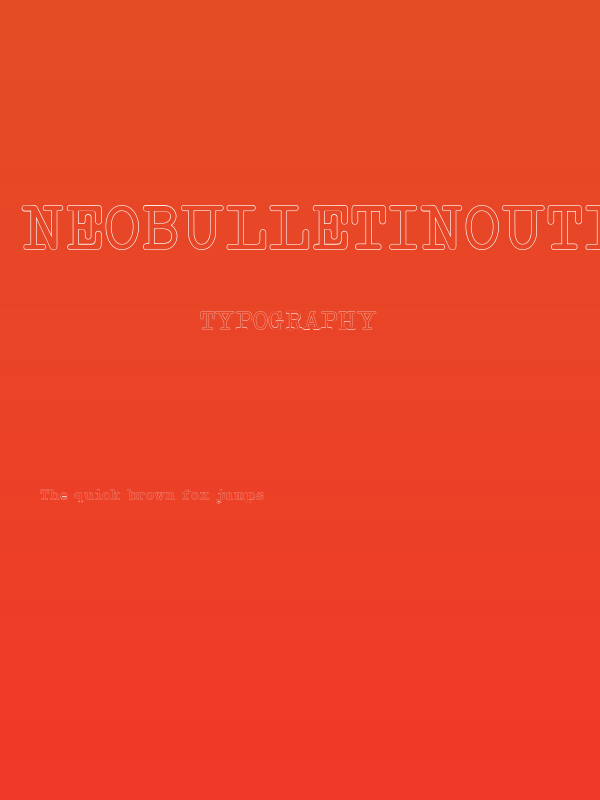 NeoBulletinOutline Poster