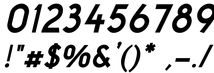 NeoGothisADFStd-BoldOblique Font OTHER CHARS