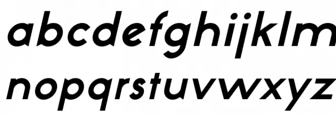 NeoGothisADFStd-BoldOblique 字体 小写