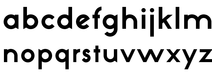 NeoGothisADFStd-Bold Font LOWERCASE