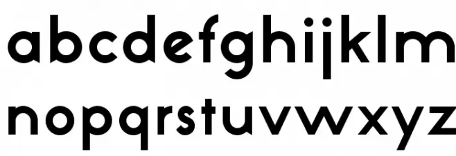 NeoGothisADFStd-Bold Font LOWERCASE
