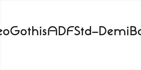 NeoGothisADFStd-DemiBold Logo